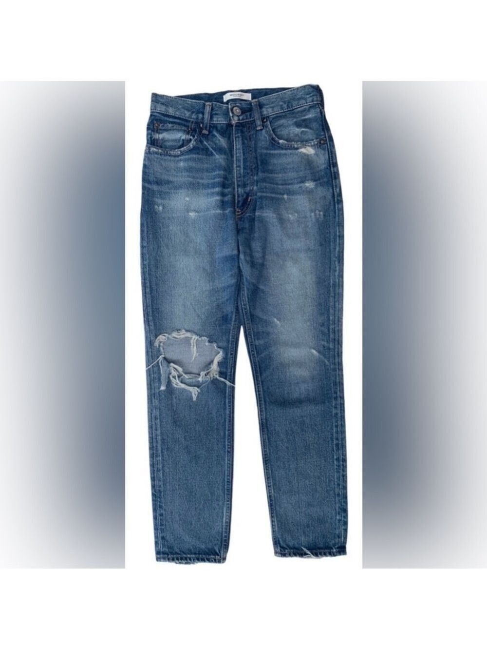 Moussy Vintage Marshall Boy Distressed Crop Jeans Sz25
